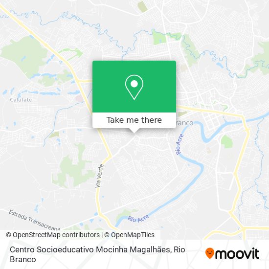 Mapa Centro Socioeducativo Mocinha Magalhães