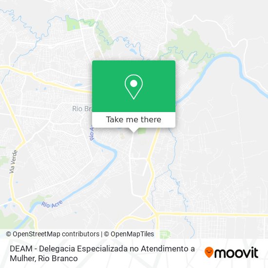 Mapa DEAM - Delegacia Especializada no Atendimento a Mulher