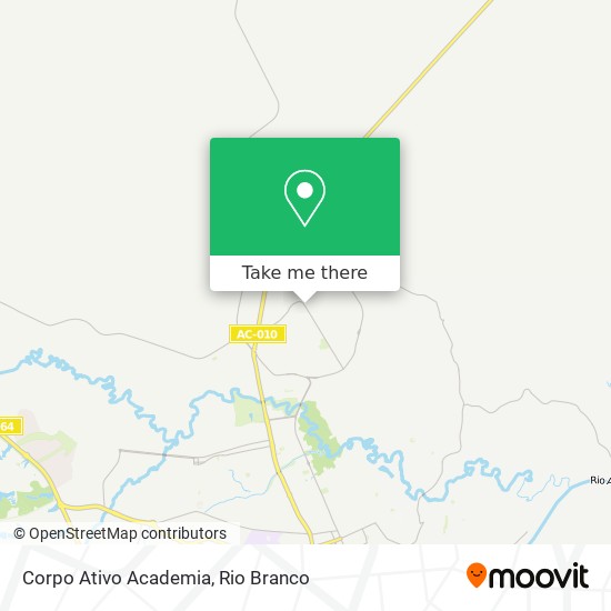 Corpo Ativo Academia map