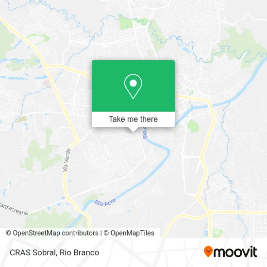 CRAS Sobral map