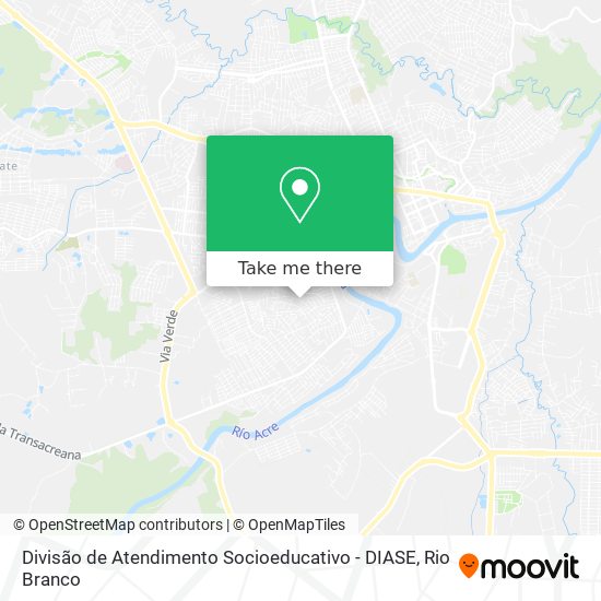 Divisão de Atendimento Socioeducativo - DIASE map