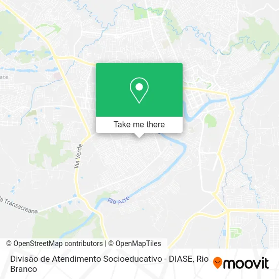 Divisão de Atendimento Socioeducativo - DIASE map