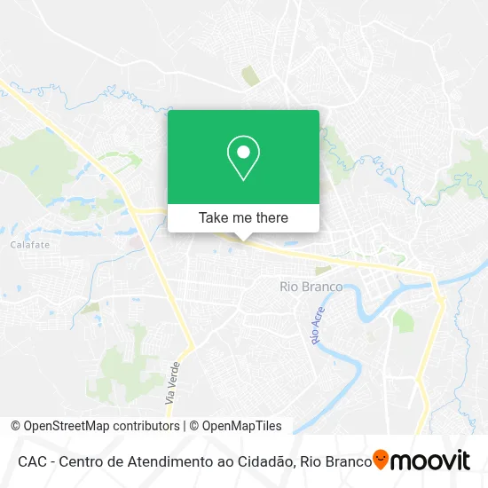 CAC - Centro de Atendimento ao Cidadão map