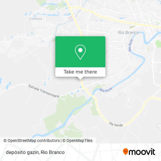 Mapa depósito gazin