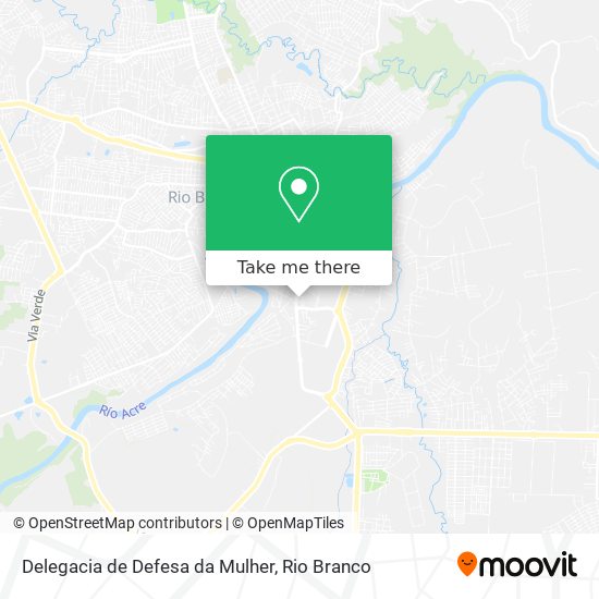 Mapa Delegacia de Defesa da Mulher