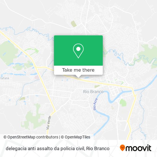 Mapa delegacia anti assalto da policia civil