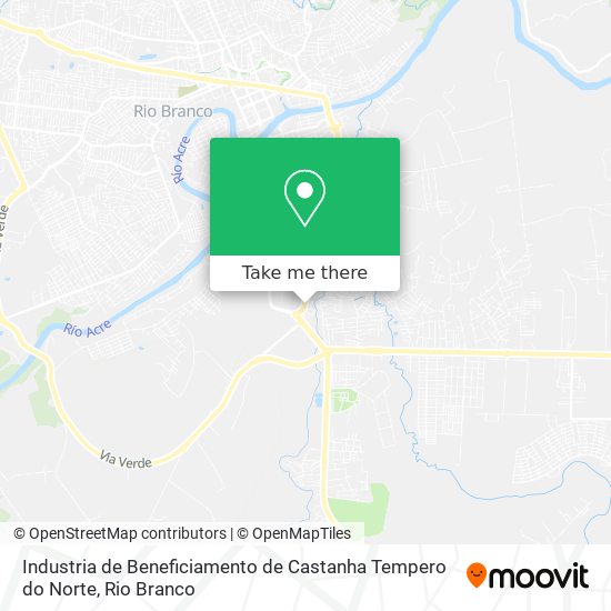 Industria de Beneficiamento de Castanha Tempero do Norte map