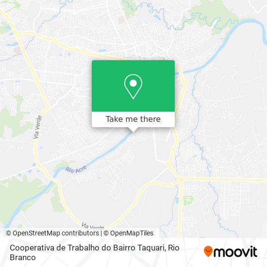 Cooperativa de Trabalho do Bairro Taquari map