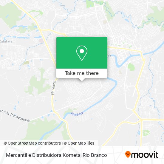 Mercantil e Distribuidora Kometa map