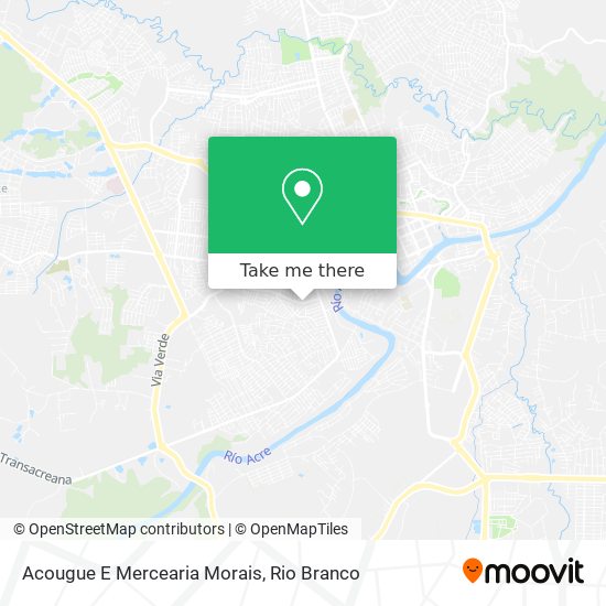 Acougue E Mercearia Morais map