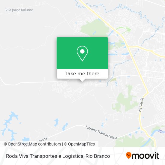 Mapa Roda Viva Transportes e Logistica