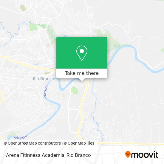 Arena Fitinness Academia map