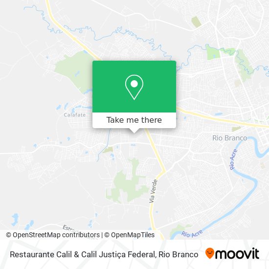 Restaurante Calil & Calil Justiça Federal map