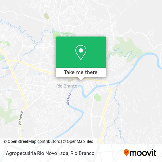 Agropecuária Rio Novo Ltda map
