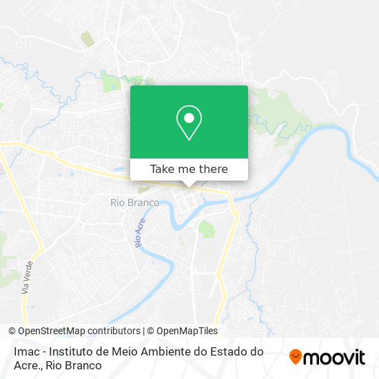 Imac - Instituto de Meio Ambiente do Estado do Acre. map