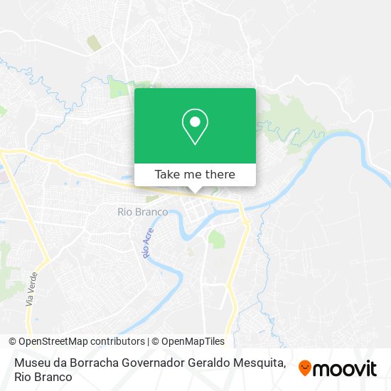 Museu da Borracha Governador Geraldo Mesquita map