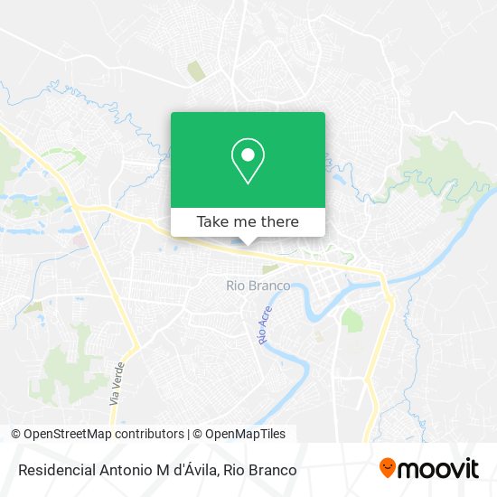 Residencial Antonio M d'Ávila map