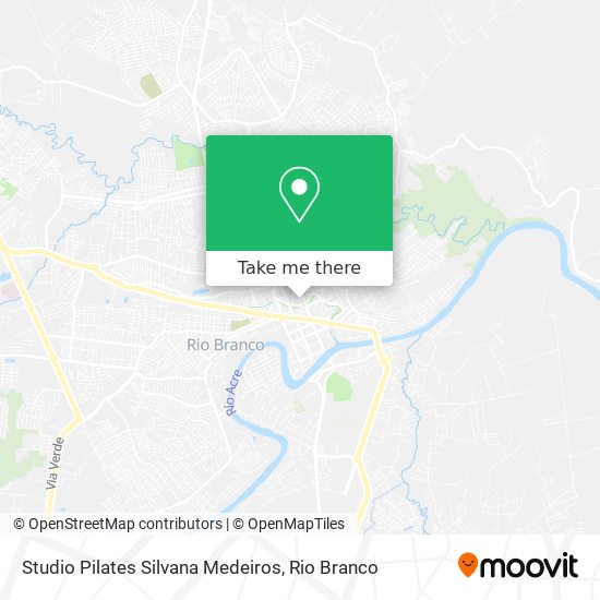 Studio Pilates Silvana Medeiros map