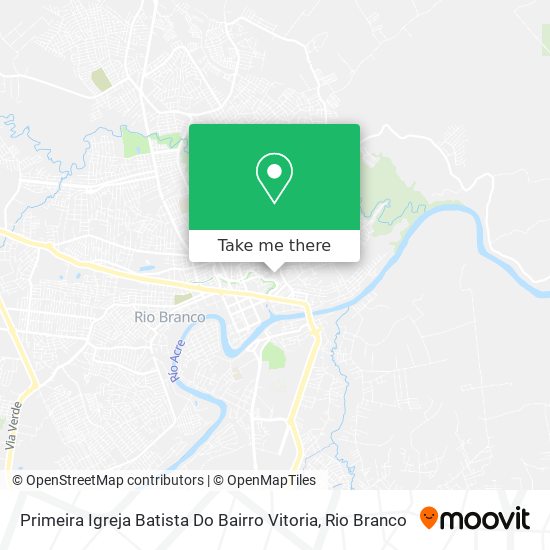 Primeira Igreja Batista Do Bairro Vitoria map