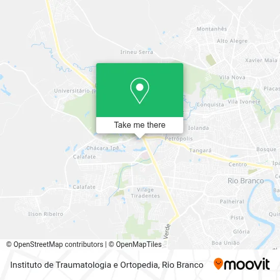 Instituto de Traumatologia e Ortopedia map