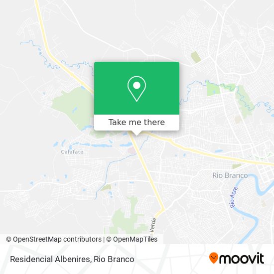 Residencial Albenires map