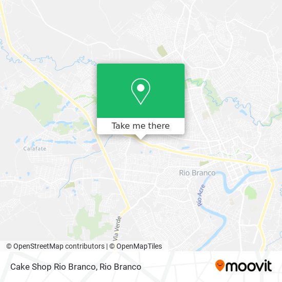 Cake Shop Rio Branco map