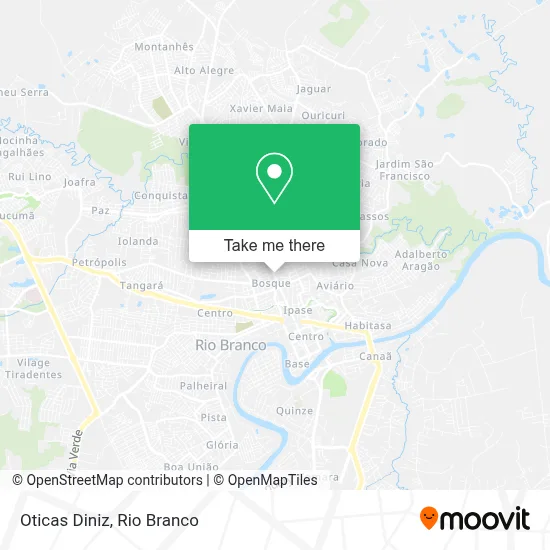 Oticas Diniz map