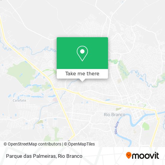 Mapa Parque das Palmeiras
