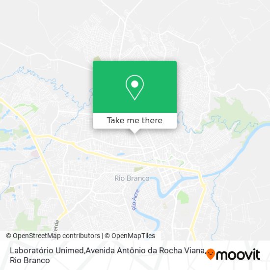 Laboratório Unimed,Avenida Antônio da Rocha Viana map