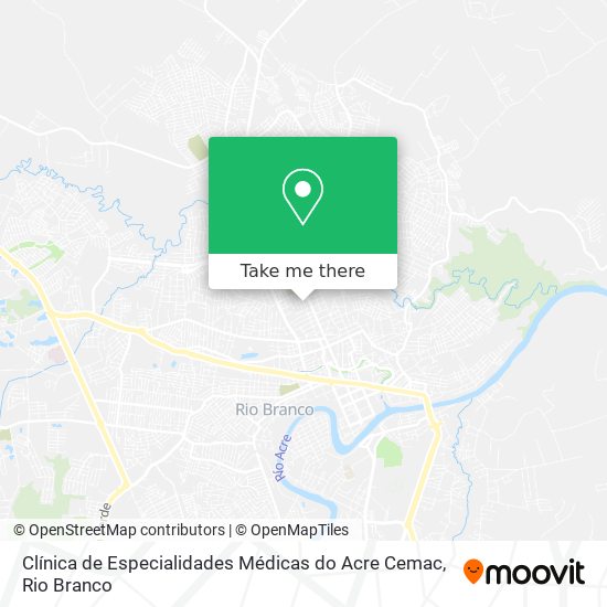 Clínica de Especialidades Médicas do Acre Cemac map