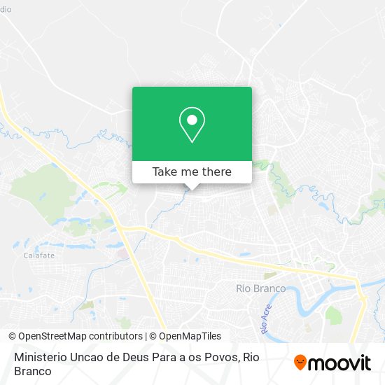 Mapa Ministerio Uncao de Deus Para a os Povos