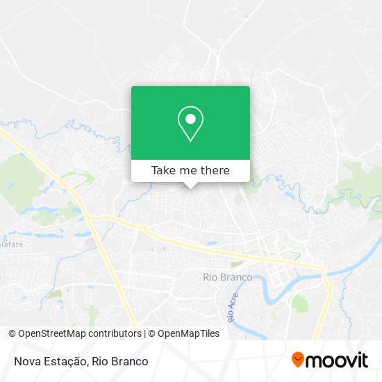 Nova Estação map