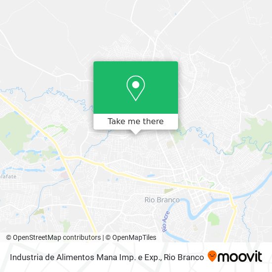 Industria de Alimentos Mana Imp. e Exp. map