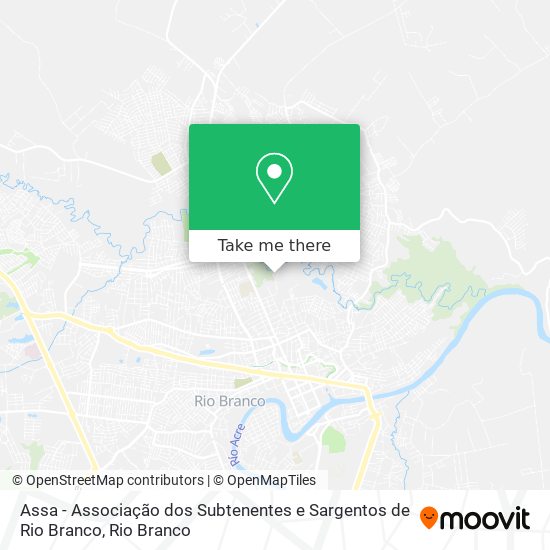 Assa - Associação dos Subtenentes e Sargentos de Rio Branco map