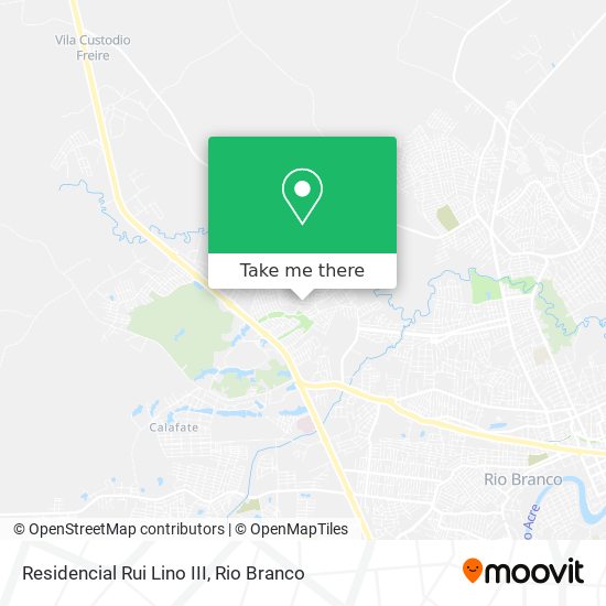 Mapa Residencial Rui Lino III