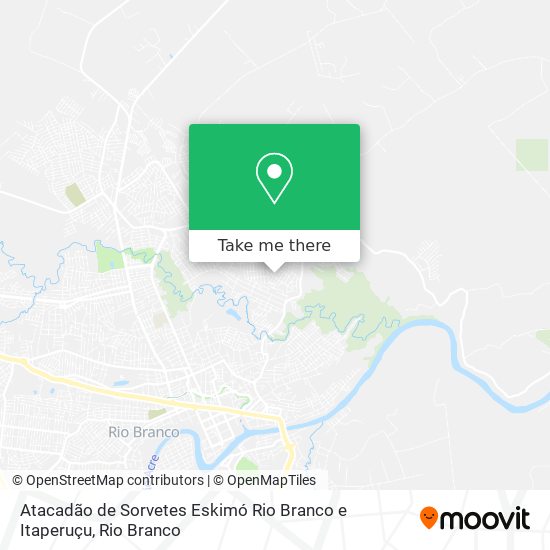 Atacadão de Sorvetes Eskimó Rio Branco e Itaperuçu map