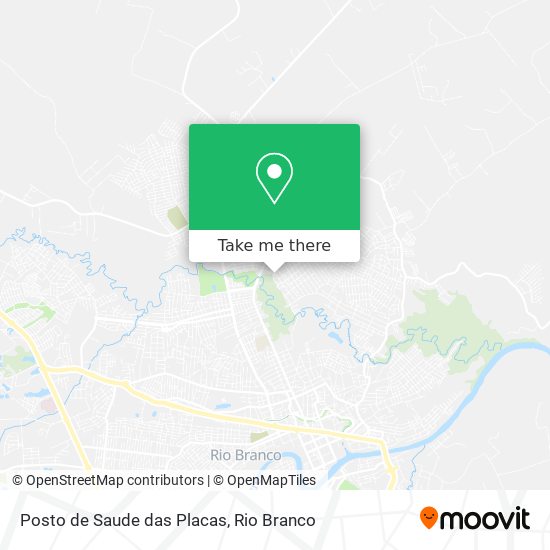 Posto de Saude das Placas map