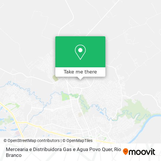 Mercearia e Distribuidora Gas e Agua Povo Quer map