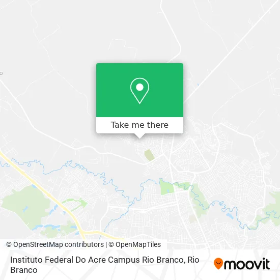 Instituto Federal Do Acre Campus Rio Branco map