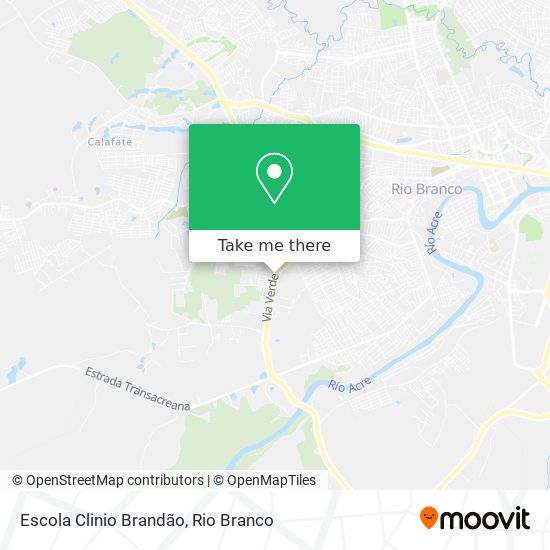 Mapa Escola Clinio Brandão