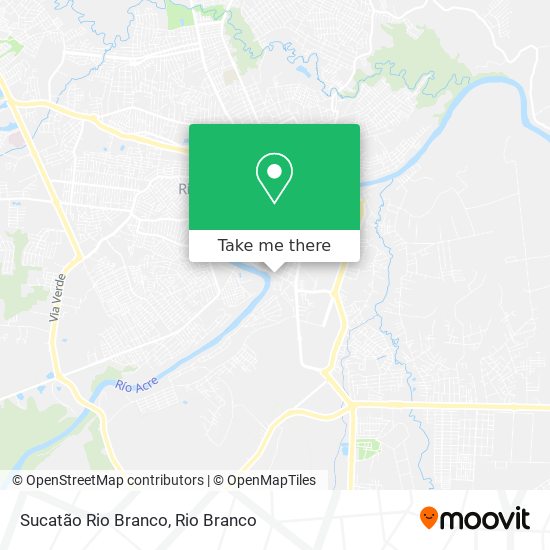 Sucatão Rio Branco map