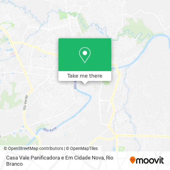 Casa Vale Panificadora e Em Cidade Nova map