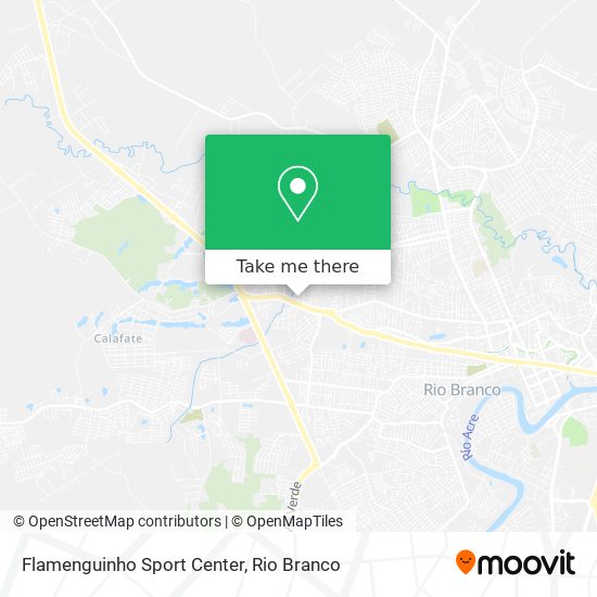 Mapa Flamenguinho Sport Center
