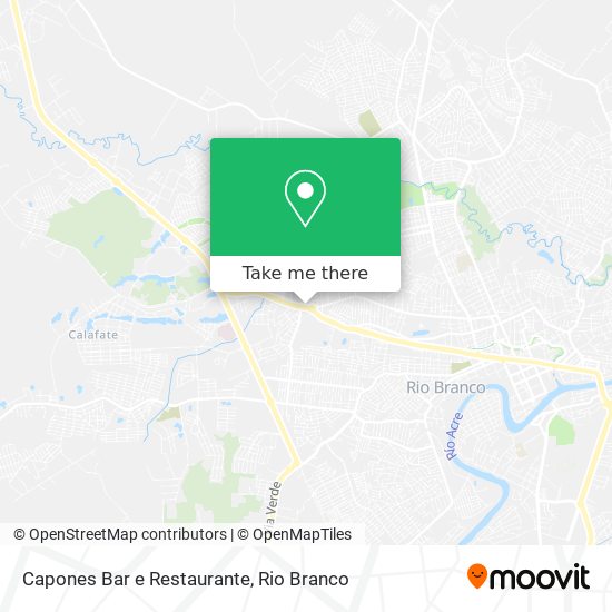 Mapa Capones Bar e Restaurante
