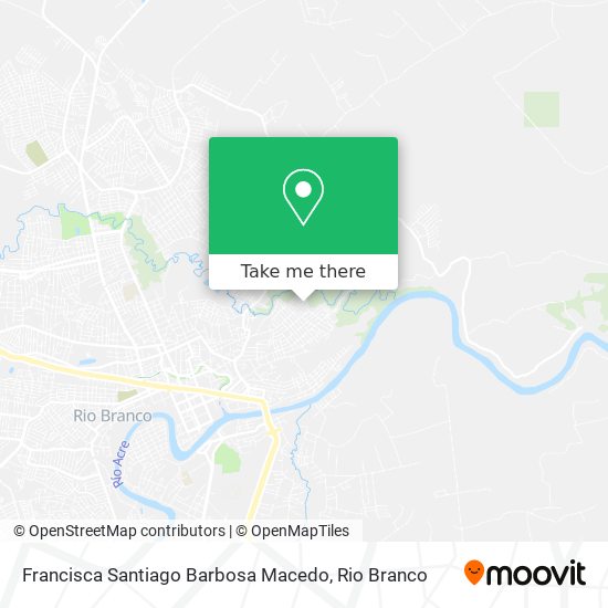 Francisca Santiago Barbosa Macedo map