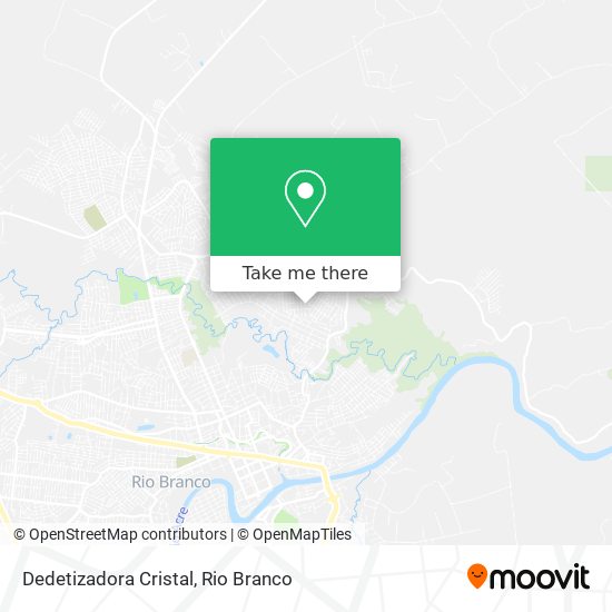 Dedetizadora Cristal map