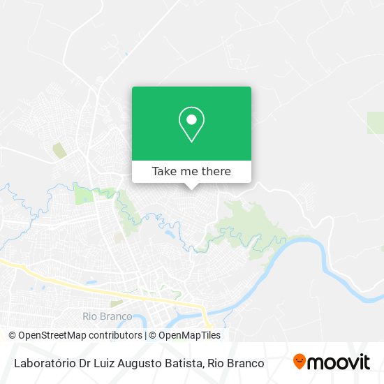 Mapa Laboratório Dr Luiz Augusto Batista
