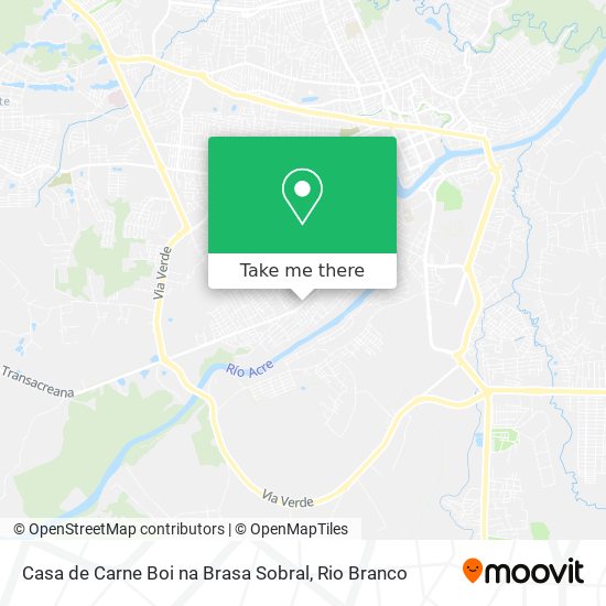 Mapa Casa de Carne Boi na Brasa Sobral