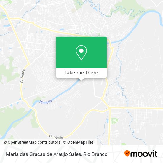 Mapa Maria das Gracas de Araujo Sales