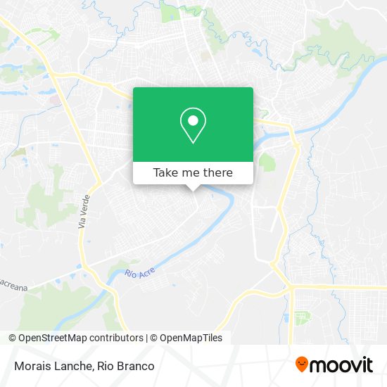 Morais Lanche map